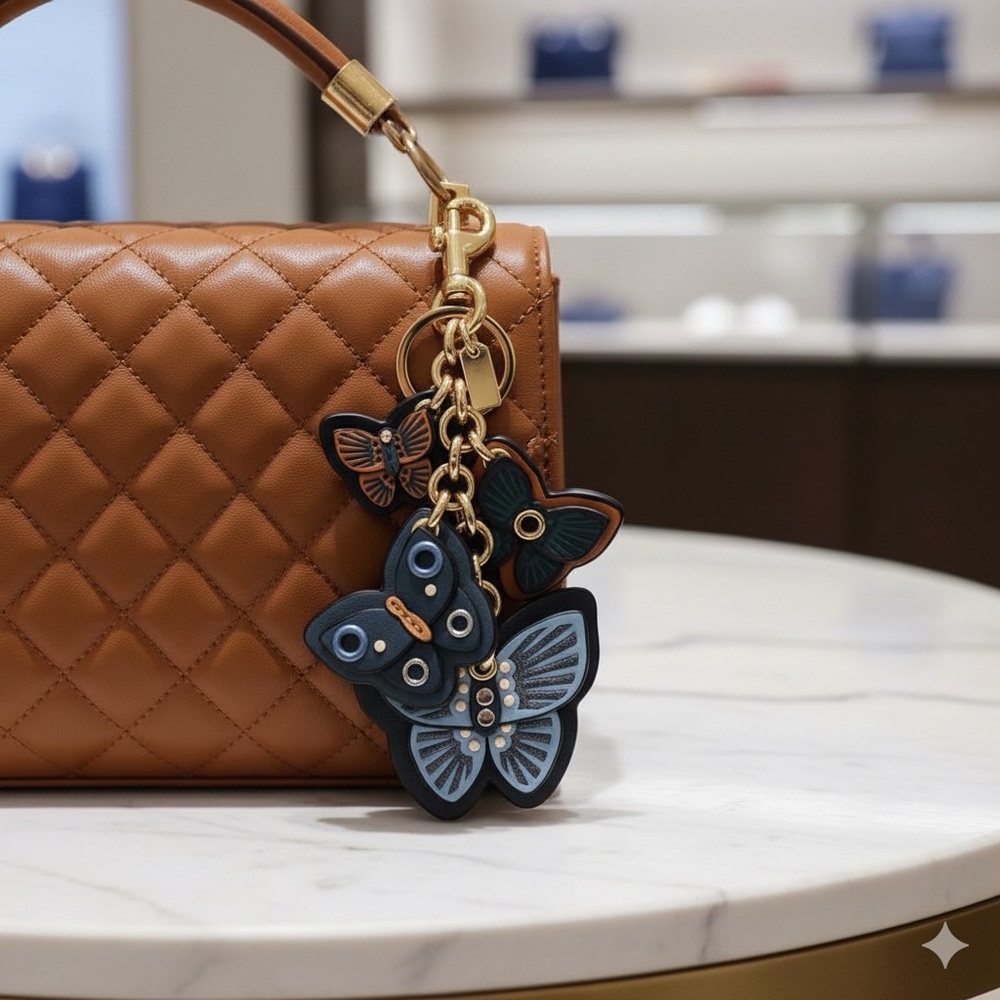 Butterfly Charm Keychain - Picture 6 of 10